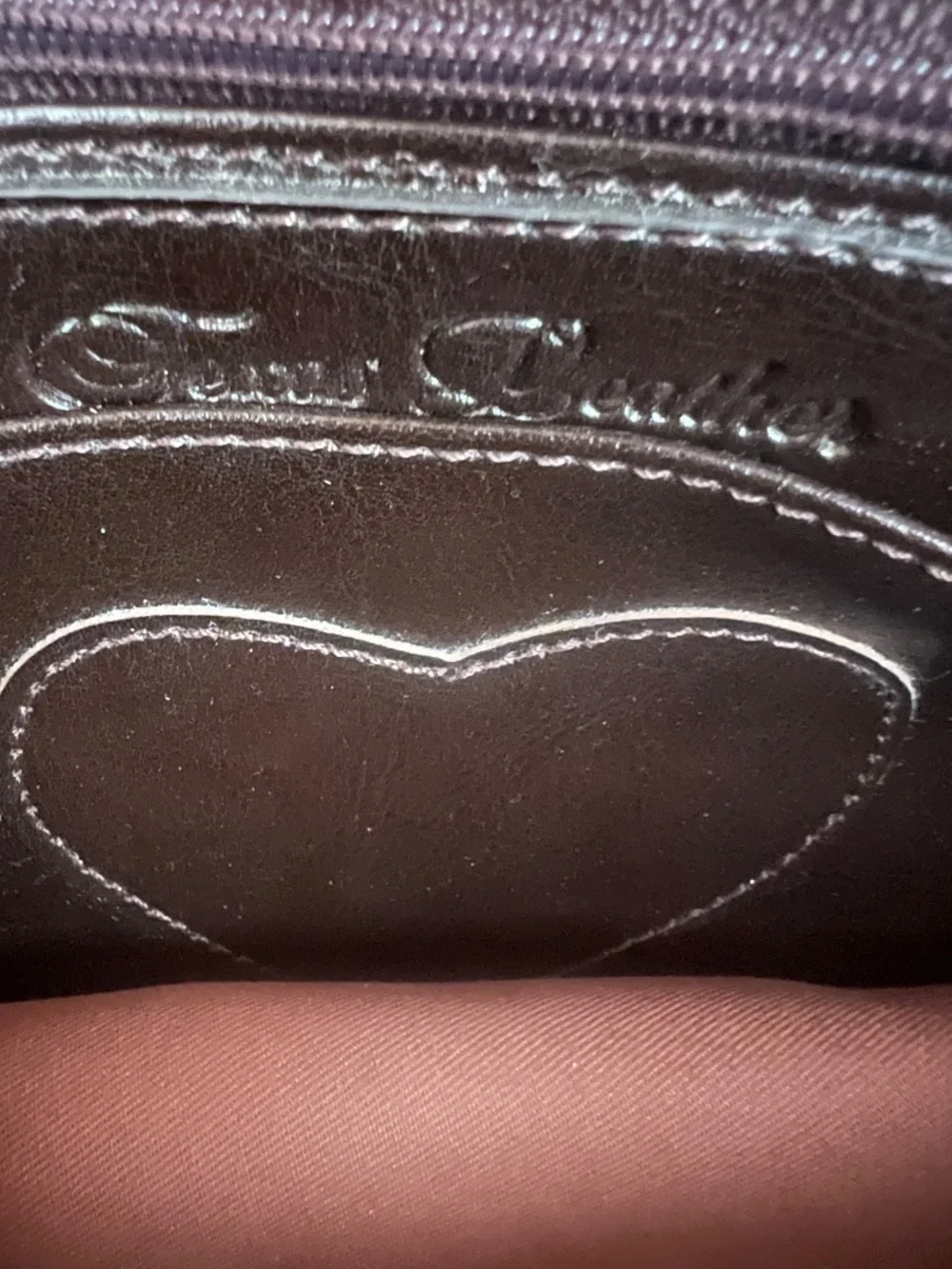 Vintage Texas Leather horse purse